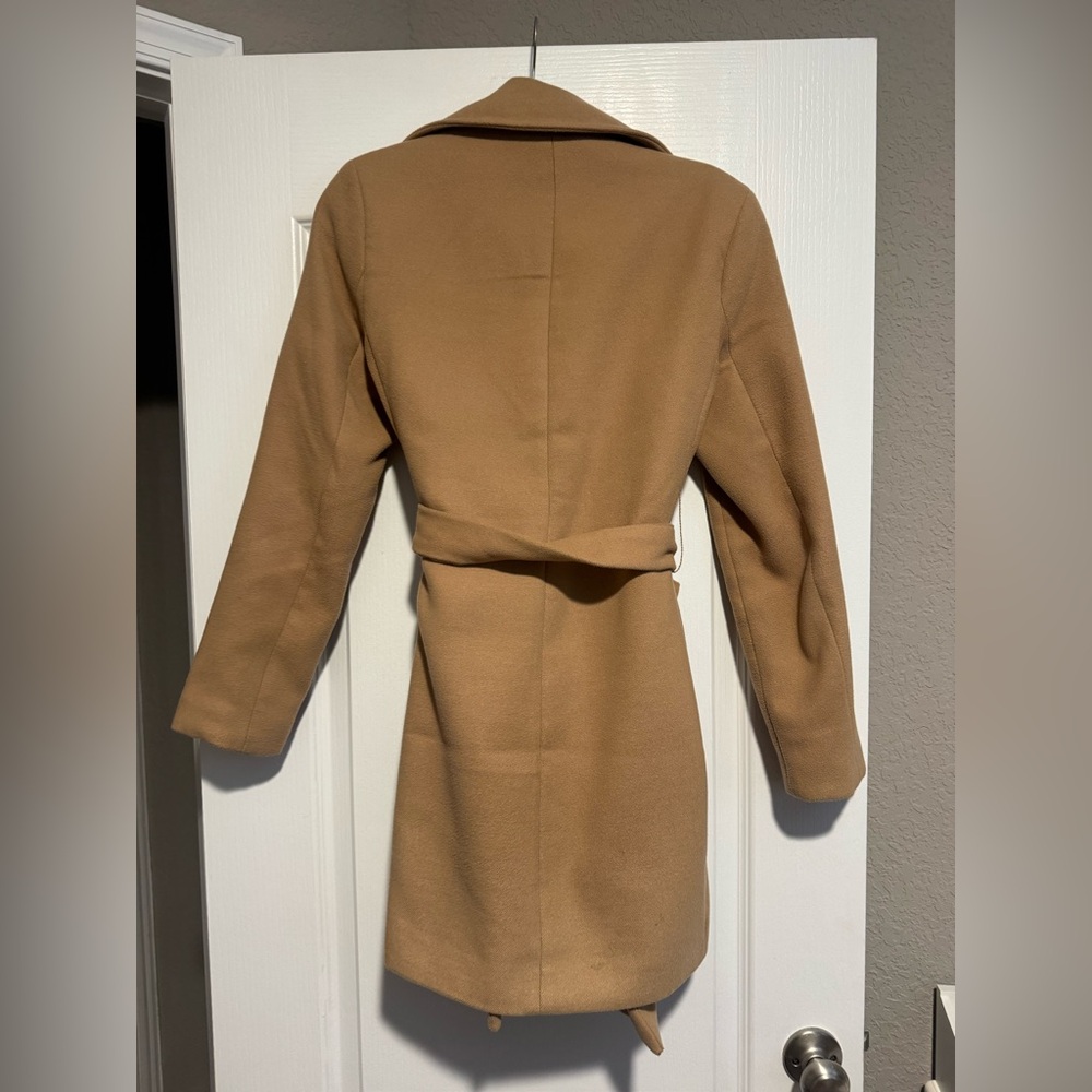 Banana Republic Camel Wrap Coat- Small - Picture 3 of 3